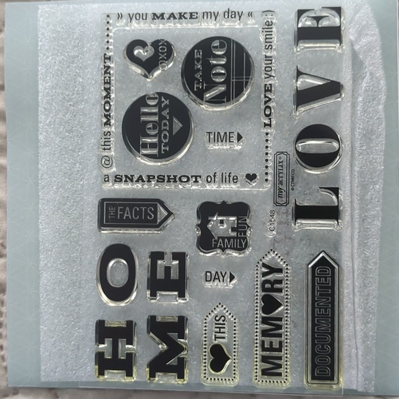 Cling stamp set Canvas CTMH/Stampin Up - Picture 1 of 4